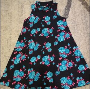 Sleeveless Floral Dress